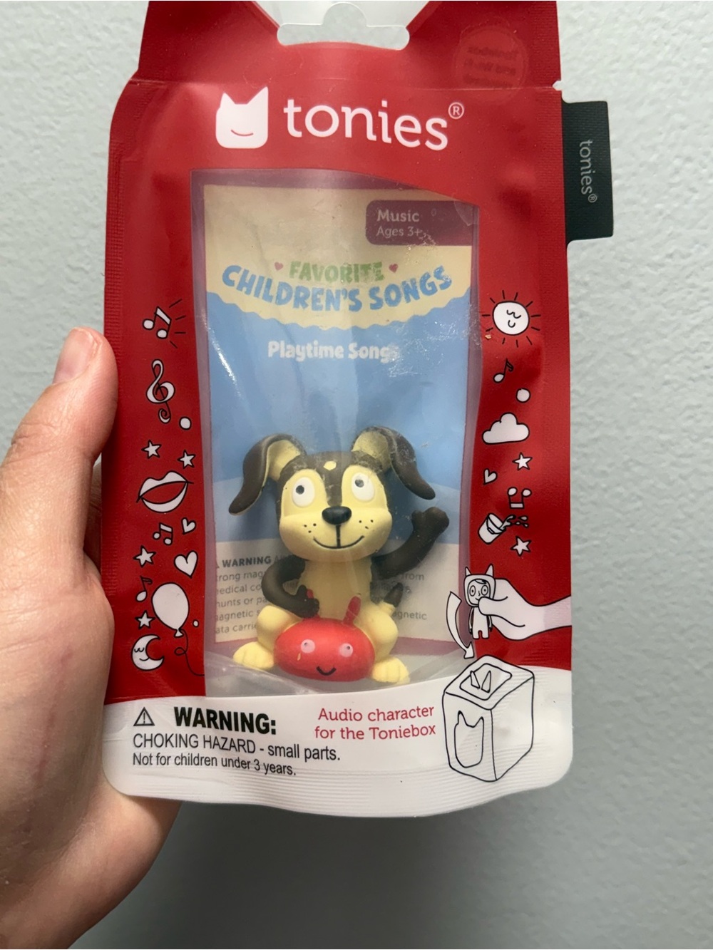 Tonies Playtime Dog Audio Figure - Yellow & Brown